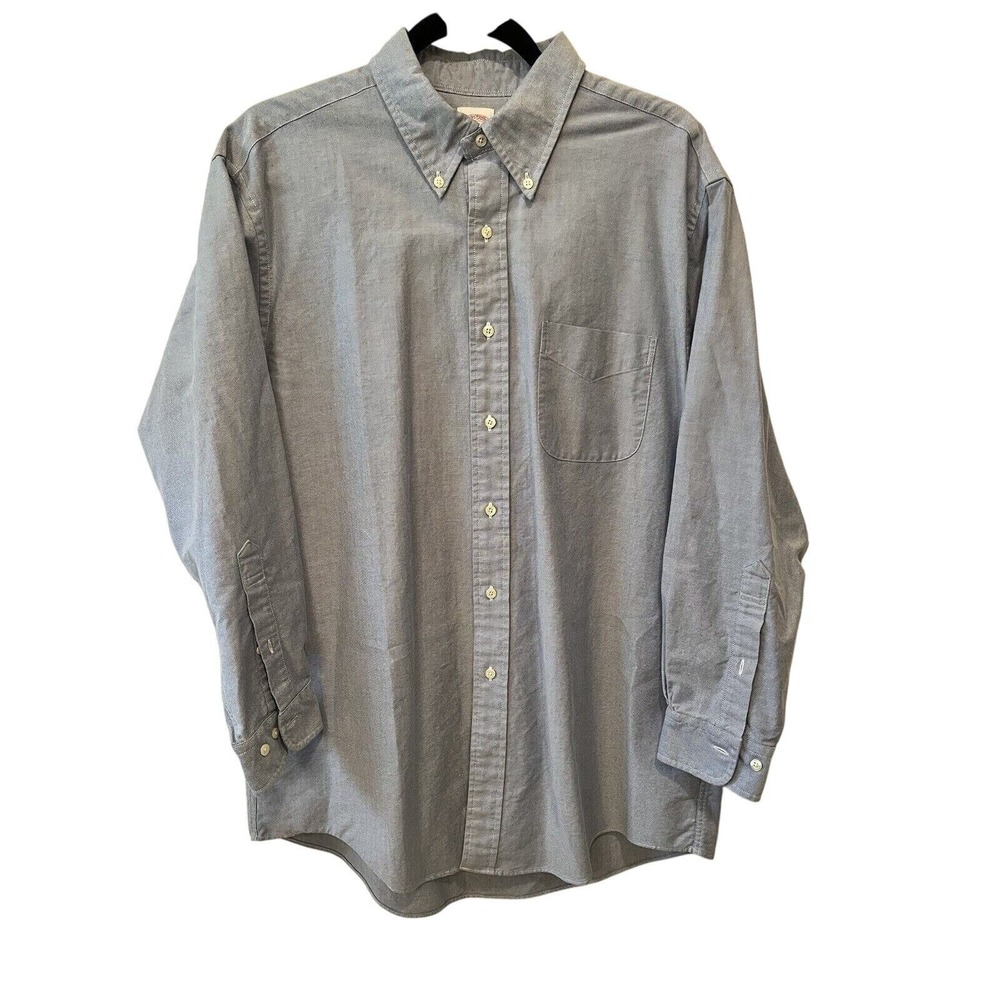 Brooks Brothers 346 Button Down Dress Shirt 16.5 - 2/3 Regular Fit (I-227)
